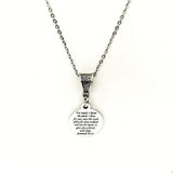 Scripture Gift, For Surely I Know The Plans I Have For You Necklace, Jeremiah 29 11 Jewelry, Faith Gift, Plans To Prosper You, God’s Plans