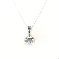 Scripture Gifts, Do Not Be Anxious About Anything Necklace, Philippians 4 6, Present Your Requests To God, Scripture Quote, Scripture Charm