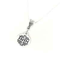 Faith Jewelry, Faith Words Necklace, Faith Gifts, Gift For Daughter, Christian Gift, Christian Jewelry, Gift For Her, Christian Words