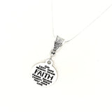 Faith Jewelry, Faith Words Necklace, Faith Gifts, Gift For Daughter, Christian Gift, Christian Jewelry, Gift For Her, Christian Words