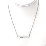 Faith Jewelry, Chosen Necklace, Love Gift, Adoption Gift, Affirmation Jewelry, Affirmation Words, Baptism Gift, Christian Jewelry