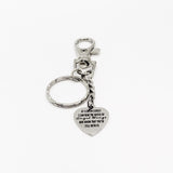 Memorial Gift, I Can Hear Angel Wings Keychain, Loss Of Loved One, I Remember You, Never Forgotten, Death of Loved One, Sympathy Gift