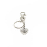 Memorial Gift, I Can Hear Angel Wings Keychain, Loss Of Loved One, I Remember You, Never Forgotten, Death of Loved One, Sympathy Gift