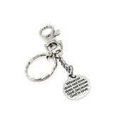 Love Gift, Whoever Does Not Love Does Not Know God Keychain, God Is Love Keychain, Christian Gift, Faith Gift, Christian Keychain