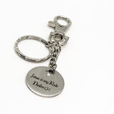 Scripture Gift, Jesus Is My Rock Keychain, Scripture Keychain, Psalm 91, Charm Keychain, Christian Gift, Scripture Charm