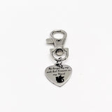 Cat Memorial, No Longer By My Side But Forever In My Heart Keychain Charm, Cat Loss Gift, Cat Mom Gift, Back Pack Charm, Cat Loss Memorial