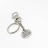 Scripture Gift, Run And Not Grow Weary Walk And Not Faint Keychain, Scripture Keychain, Isaiah 40 31, Charm Keychain, Christian Gift