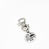 Motivating Gift, When Life Gives You Mountains, Get Your Boots And Hike Charm, Encouragement Gift, Motivating Quote, Encouraging Quote
