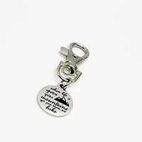 Motivating Gift, When Life Gives You Mountains, Get Your Boots And Hike Charm, Encouragement Gift, Motivating Quote, Encouraging Quote