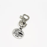 Motivating Gift, When Life Gives You Mountains, Get Your Boots And Hike Charm, Encouragement Gift, Motivating Quote, Encouraging Quote