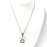 Faith Gift, Please Give Me Strength Necklace, Christian Strength, Prayer Necklace, Christian Gift, Christian Jewelry, Faith Jewelry