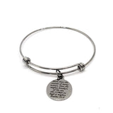 Scripture Gift, The Lord Is Mighty On High Bracelet, Scripture Quote, Charm Bangle, Faith Gift, Christian Jewelry, Bible Verse Jewelry