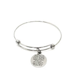 Scripture Gift, The Lord Is Mighty On High Bracelet, Scripture Quote, Charm Bangle, Faith Gift, Christian Jewelry, Bible Verse Jewelry