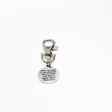 Scripture Gift, When My Heart Is Overwhelmed Lead Me To The Rock That Is Higher Than I Charm, Psalm 61 2, Sympathy Gift, Faith Gift