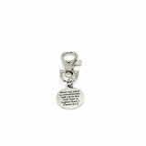 Scripture Gift, When My Heart Is Overwhelmed Lead Me To The Rock That Is Higher Than I Charm, Psalm 61 2, Sympathy Gift, Faith Gift