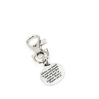Scripture Gift, When My Heart Is Overwhelmed Lead Me To The Rock That Is Higher Than I Charm, Psalm 61 2, Sympathy Gift, Faith Gift