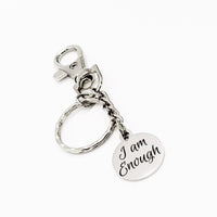 Affirmation Gifts, I Am Enough Keychain, Encouragement Gift, Affirmation Quote, Gift For Her, Motivating Quote, Motivational Gift