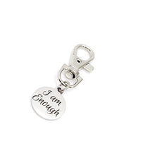 Motivation Gift, I Am Enough Clip On Charm, Affirmation Gift, Starting Over Gift, Divorce Gift, Recovery Gift, New Beginnings