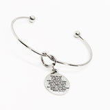 Scripture Gift, Lead Me To The Rock That Is Higher Than I Bracelet, Psalm 61 2 and 3, Faith Gift, Christian Jewelry, Christian Gift, C244