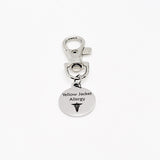 Medical Charm, Yellow Jacket Allergy Charm, Clip On Charm, Medical Notification, Medical Awareness Notification, Yellow Jacket Allergy Gift