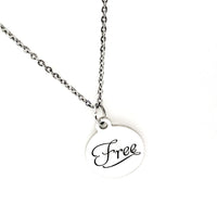 Affirmation Jewelry, Free Necklace, Free Pendant, Affirmation Gifts, Divorce Gift, Motivation Gift, Encouragement Gift, Salvation Gift