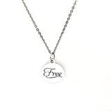 Affirmation Jewelry, Free Necklace, Free Pendant, Affirmation Gifts, Divorce Gift, Motivation Gift, Encouragement Gift, Salvation Gift