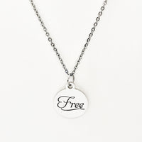 Affirmation Jewelry, Free Necklace, Free Pendant, Affirmation Gifts, Divorce Gift, Motivation Gift, Encouragement Gift, Salvation Gift