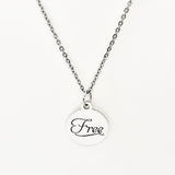 Affirmation Jewelry, Free Necklace, Free Pendant, Affirmation Gifts, Divorce Gift, Motivation Gift, Encouragement Gift, Salvation Gift