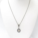 Mustard Seed Necklace, Oval Mustard Seed Pendant, Matthew 17 20, Christian Necklace, Faith Necklace, Mustard Seed Gift, Mustard Seed Faith