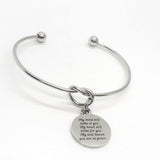 Memorial Gifts, My Mind Still Talks To You, My Heart Still Looks For You, My Soul Knows You Are At Peace Bracelet, Loss Of Loved One, C845