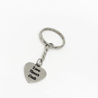 Love Gift, Love Never Ends Keychain, Anniversary Gift, I Love You Gift, Charm Keychain, Wife Gift, Husband Gift, Wedding Gift, Love Charm