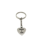 Love Gift, Forever And Ever Keychain, Anniversary Gift, Wedding Gift, Love Quote, Daughter Gift, Son Gift, Husband Gift, Wife Gift