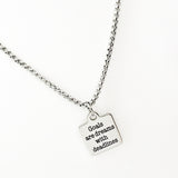 Motivation Gift, Dreams Are Goals With Deadlines Necklace, Motivating Quote, Dream Big, Motivating Gift, Encouragement Gift, Sports Gift