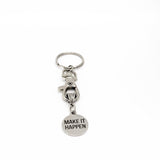 Motivating Gift, Good Things Come To Those Who Hustle Make It Happen Keychain, Direct Sales Team Gift, Downline Gifts, Sports Gift, C795