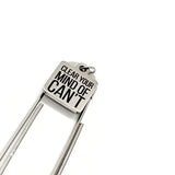 Bookmark Gift, Clear Your Mind Of Can’t Bookmark, Charm Bookmark, Planner Gift, Planner Bookmark, Motivation Gift, Encouragement Gift