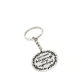 Affirmations Gift, Too Many Blessings To Be Ungrateful Keychain, Blessings Gift, Thankfulness Gift, Gratefulness Gift, Christian Gift
