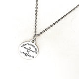 Coffee Lover Gift, Today’s Good Mood Sponsored By Coffee Necklace, Coffee Jewelry, Coffee Gifts, Coffee Lover Christmas, Coffee Box Gift