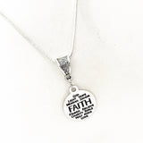 Faith Jewelry, Faith Words Necklace, Faith Gifts, Gift For Daughter, Christian Gift, Christian Jewelry, Gift For Her, Christian Words