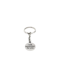 Alzheimer Caregiver Gift, I Will Remember For You Keychain, Alzheimer Partner Gift, Dementia Gift, Dementia Caregiver, Memory Loss Gift