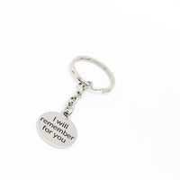 Alzheimer Caregiver Gift, I Will Remember For You Keychain, Alzheimer Partner Gift, Dementia Gift, Dementia Caregiver, Memory Loss Gift