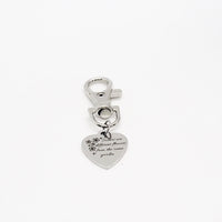 Sister Gift, Sisters Are Different Flowers From The Same Garden Charm, Clip On Charm, Bag Charm, Purse Charm, Sister Quote, Sister Love