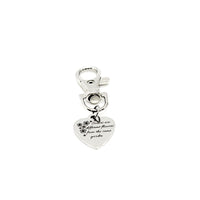 Sister Gift, Sisters Are Different Flowers From The Same Garden Charm, Clip On Charm, Bag Charm, Purse Charm, Sister Quote, Sister Love