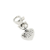 Sister Gift, Sisters Are Different Flowers From The Same Garden Charm, Clip On Charm, Bag Charm, Purse Charm, Sister Quote, Sister Love