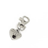 Cat Memorial, No Longer By My Side But Forever In My Heart Keychain Charm, Cat Loss Gift, Cat Mom Gift, Back Pack Charm, Cat Loss Memorial