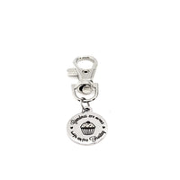 Grandma Gift, Grandmas Are Moms With Extra Frosting Charm, Clip On Charm, Grandma Announce, Pregnancy Announce, Grandma Christmas Gift
