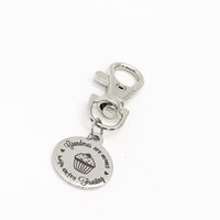 Grandma Gift, Grandmas Are Moms With Extra Frosting Charm, Clip On Charm, Grandma Announce, Pregnancy Announce, Grandma Christmas Gift