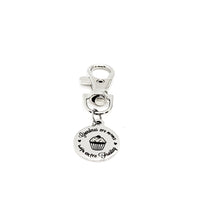 Grandma Gift, Grandmas Are Moms With Extra Frosting Charm, Clip On Charm, Grandma Announce, Pregnancy Announce, Grandma Christmas Gift