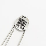 Hockey Mom Gift, Loud And Proud Hockey Mom Bookmark, Paperclip Bookmark, Hockey Player Mom, Charm Bookmark, Hockey Bookmark, Hockey Gift