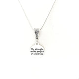 Faith Gift, My Strength Made Perfect In Weakness Necklace, Scripture Gift, 2 Cor 12 9, Scripture Jewelry, Christian Gift, Christian Jewelry
