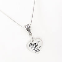 Motivating Gift, Brave Girl You Can Do Hard Things Necklace, Daughter Gift, Granddaughter Gift, Gift For Her, Encouragement Gift
